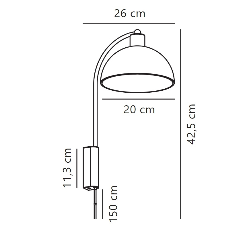 Nordlux - Vägglampa ELLEN 1xE14/40W/230V guld