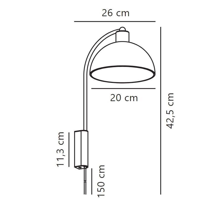 Nordlux - Vägglampa ELLEN 1xE14/40W/230V skinande krom