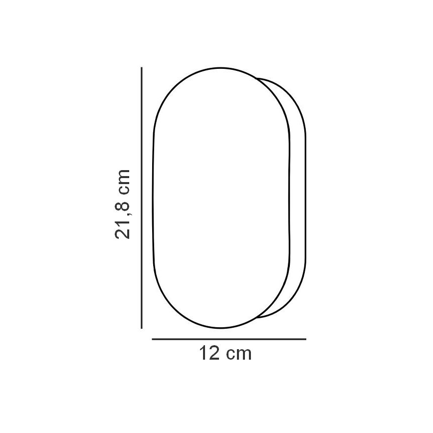 Nordlux - Vägglampa för badrum FOAM 1xE27/55W/230V IP44 svart