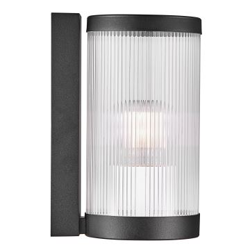 Nordlux - Vägglampa för utomhusbruk COUPAR 1xE27/25W/230V IP54 svart