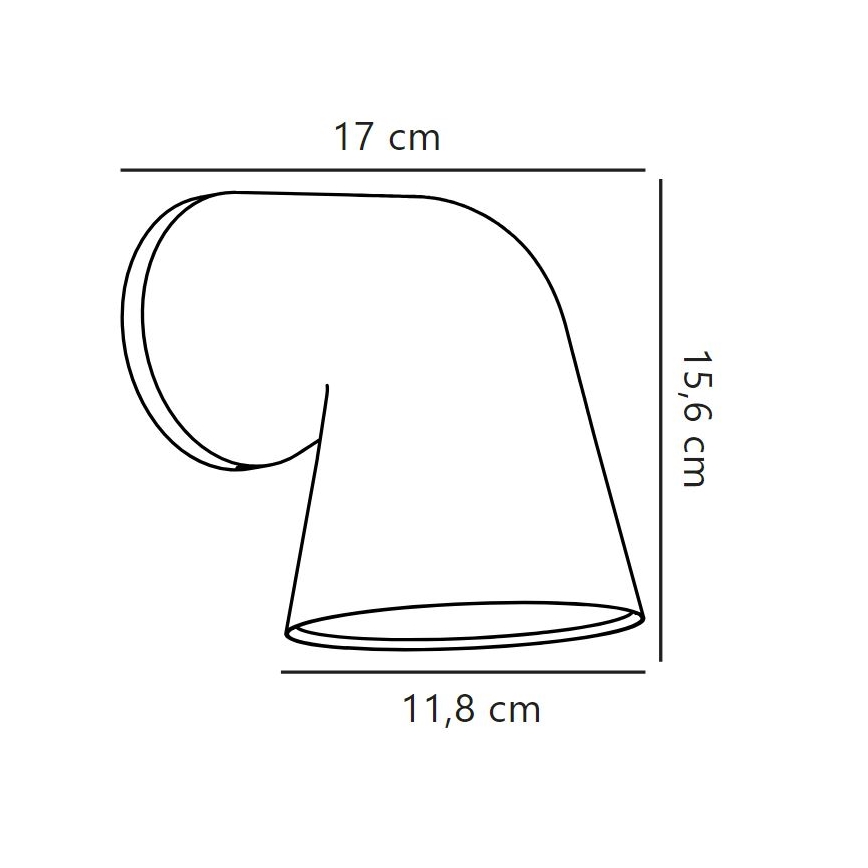 Nordlux - Vägglampa för utomhusbruk FRONT 1xGU10/28W/230V IP44 svart