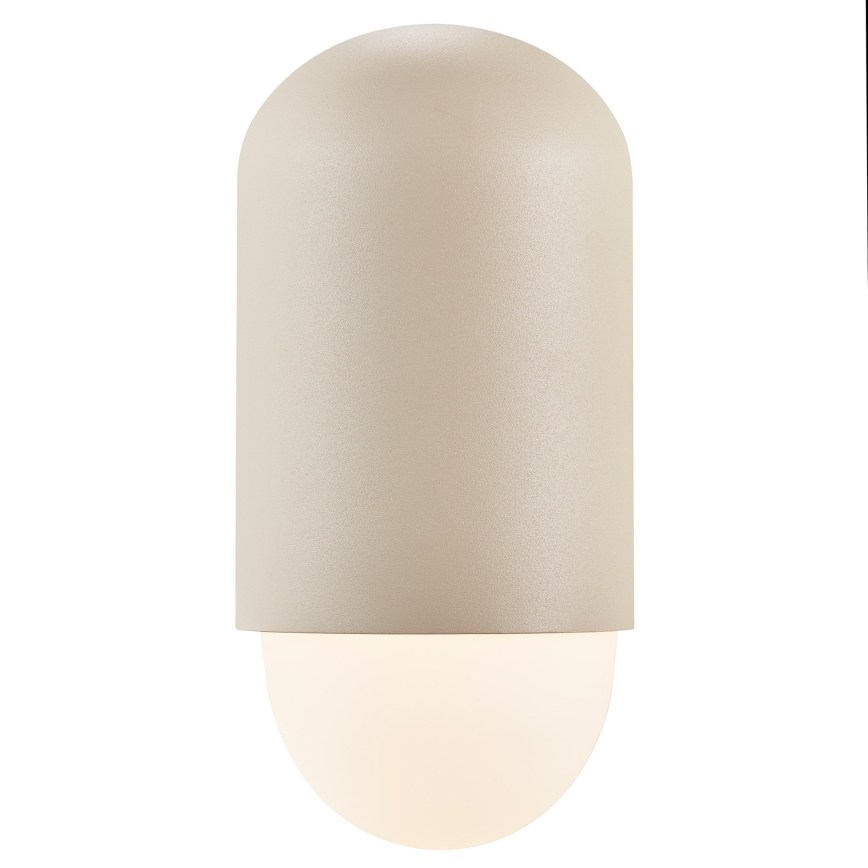 Nordlux - Vägglampa för utomhusbruk HEKA 1xE27/60W/230V IP54 beige