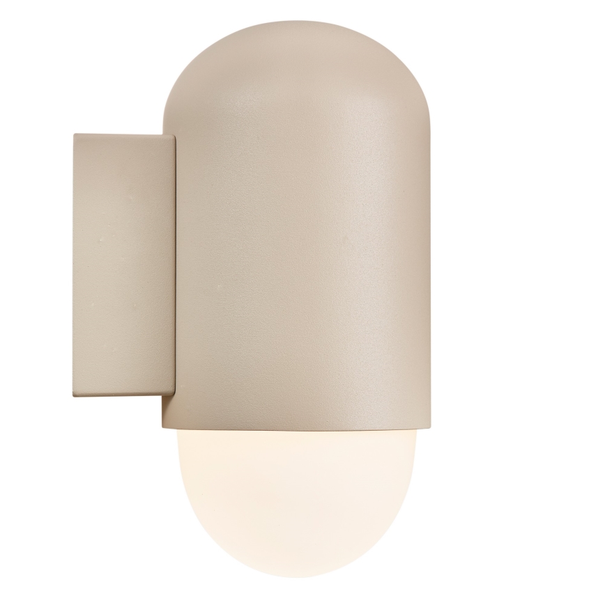 Nordlux - Vägglampa för utomhusbruk HEKA 1xE27/60W/230V IP54 beige