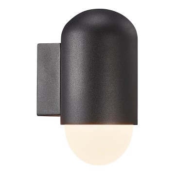 Nordlux - Vägglampa för utomhusbruk HEKA 1xE27/60W/230V IP54 svart