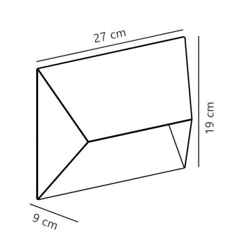 Nordlux - Vägglampa för utomhusbruk PONTIO 2xGU10/25W/230V IP54