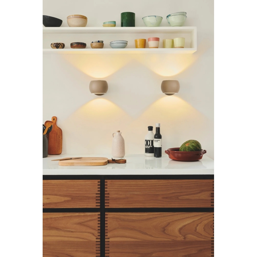 Nordlux - Väggspotlight BELIR 1xG9/5W/230V beige