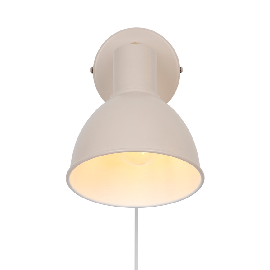 Nordlux - Väggspotlight POP 1xE27/18W/230V beige