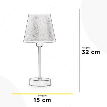 ONLI - Bordslampa ASIA 1xE14/6W/230V 32 cm