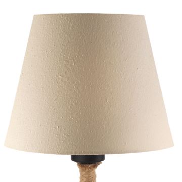 ONLI - Bordslampa CORDA 1xE27/22W/230V 32 cm beige