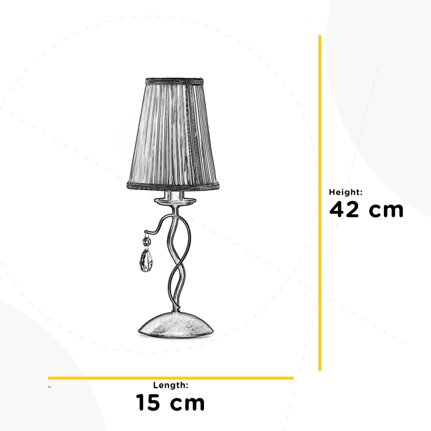 ONLI - Bordslampa DELIA 1xE14/6W/230V 42 cm