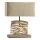 ONLI - Bordslampa MARICA 1xE27/22W/230V beige 38 cm