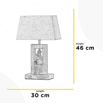 ONLI - Bordslampa MIRIEL 1xE27/22W/230V