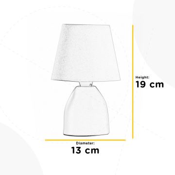 ONLI - Bordslampa NANO 1xE14/6W/230V brun 19 cm