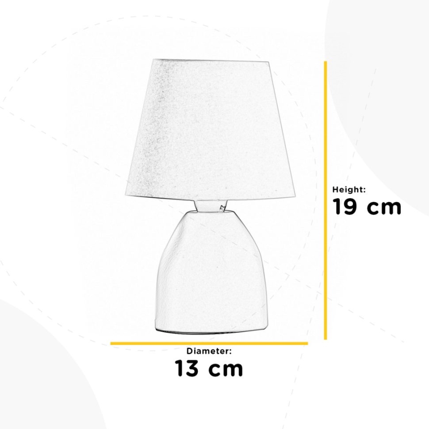 ONLI - Bordslampa NANO 1xE14/6W/230V brun 19 cm