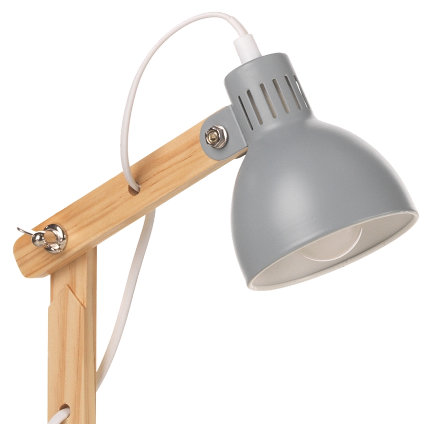 ONLI - Bordslampa NORA 1xE14/6W/230V grå