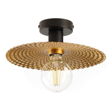 ONLI - Taklampa GOLDEN 1xE27/22W/230V diameter 28 cm guld/svart