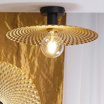 ONLI - Taklampa GOLDEN 1xE27/22W/230V diameter 38 cm guld/svart