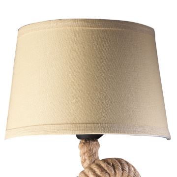 ONLI - Vägglampa CORDA 1xE27/22W/230V beige