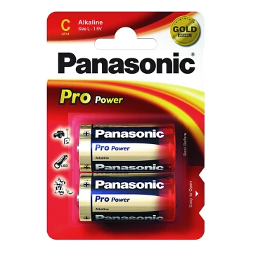 Panasonic LR14 PPG - 2st Alkaliska batterier C Pro Power 1.5V
