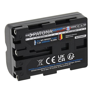 PATONA - Ackumulator Sony NP-FM500H 2250mAh Li-Ion Platinum USB-C charging