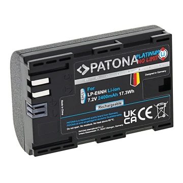 PATONA - Batteri Aku Canon LP-E6NH 2400mAh Li-Ion Platina EOS R5/R6