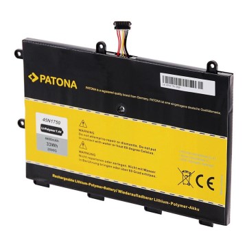 PATONA - Batteri Lenovo Thinkpad Yoga 11e serie 4400mAh Li-lon 7,4V 45N1750