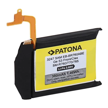 PATONA - Samsung Gear batteri S3 380mAh