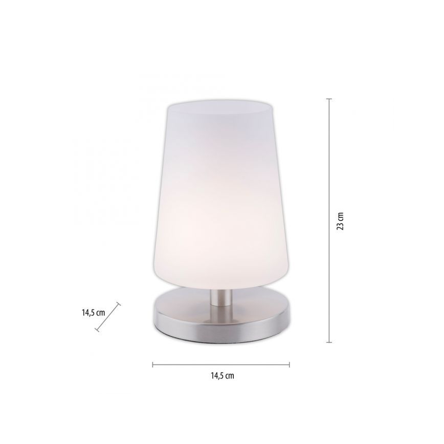 Paul Neuhaus 4146-55 - LED ljusreglerad touch bordslampa  SONJA 1xG9/3W/230V matt krom