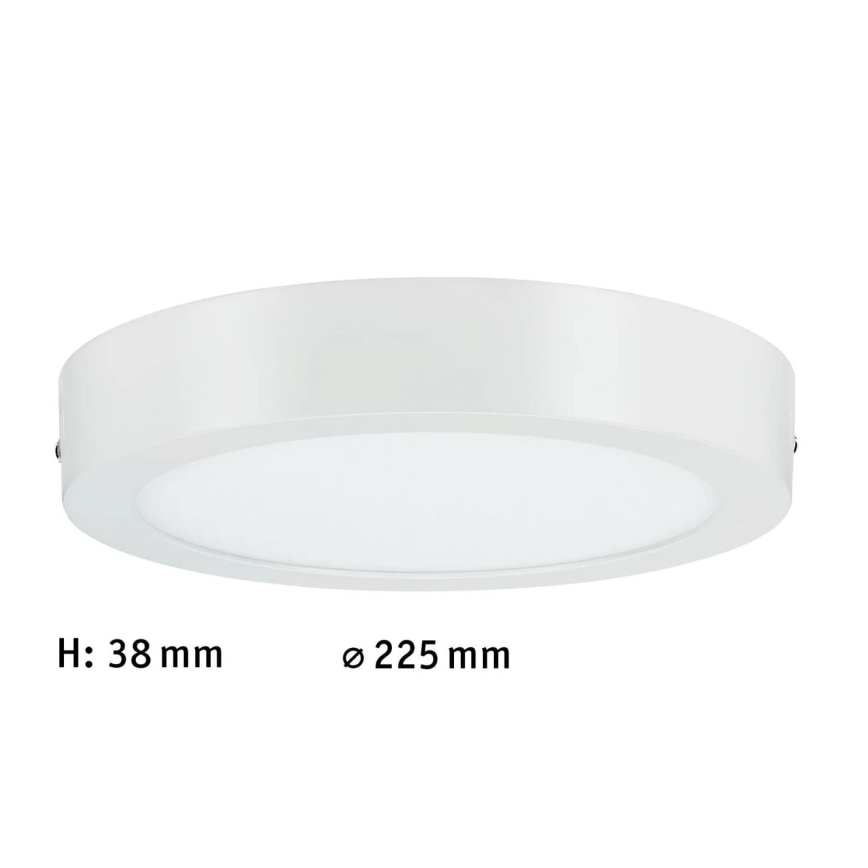 Paulmann 70642 - LED/12,5W Taklampa LUNAR 230V diameter 22,5 cm vit