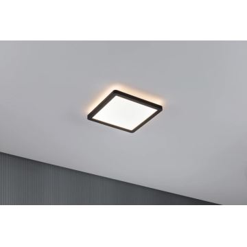 Paulmann 71000 - LED/11,2W Fäst panel ATRIA 230V 3000K 19x19 cm svart