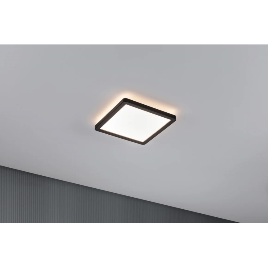 Paulmann 71000 - LED/11,2W Fäst panel ATRIA 230V 3000K 19x19 cm svart