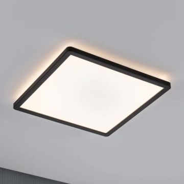 Paulmann 71001 - LED/16W Fäst panel ATRIA 230V 3000K 29,3x29,3 cm svart