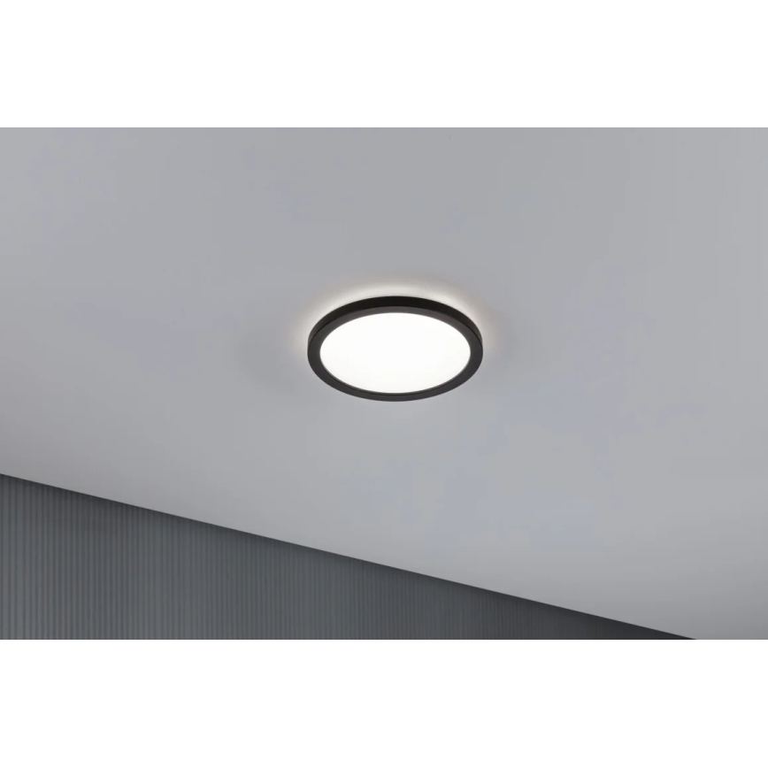 Paulmann 71002 - LED/11,2W Fäst panel ATRIA 230V 4000K diameter 19 cm svart