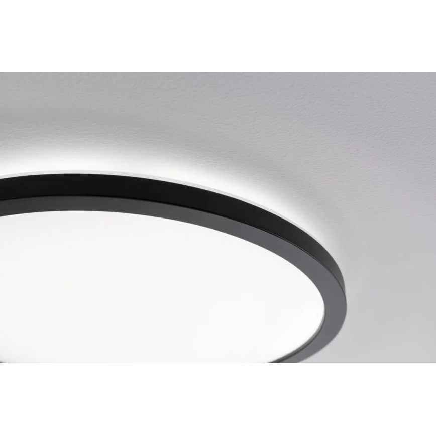 Paulmann 71002 - LED/11,2W Fäst panel ATRIA 230V 4000K diameter 19 cm svart