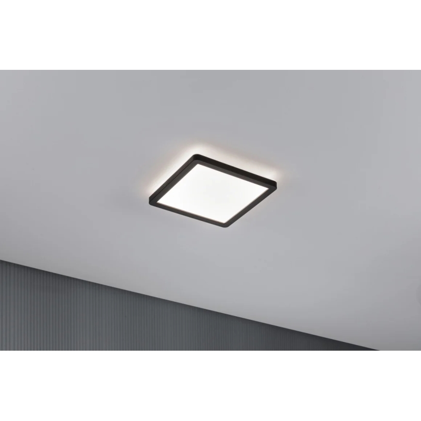 Paulmann 71014 - LED/11,2W Fäst panel ATRIA 230V 4000K 19x19 cm svart