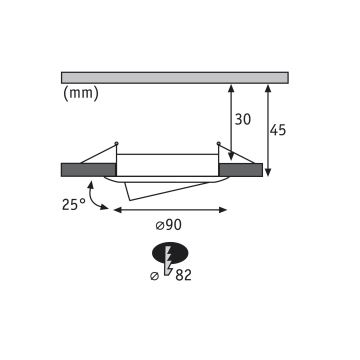 Paulmann 92817 - KIT 3xLED/7W IP23 Ljusreglerad hängande badrumslampa COIN 230V