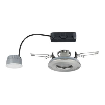 Paulmann 92848 - LED infälld Badrumbelysning COIN 1xLED/7W/230V IP65