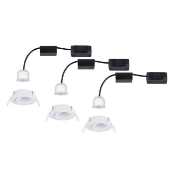 Paulmann 92971 - KIT 3x LED/4,2W IP23 Ljusreglerad hängande badrumslampa NOVA 230V