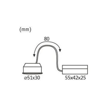 Paulmann 93070 - LED/6W Dimbar modul NOVA 230V 2700K