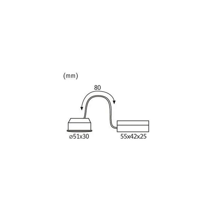 Paulmann 93070 - LED/6W Dimbar modul NOVA 230V 2700K