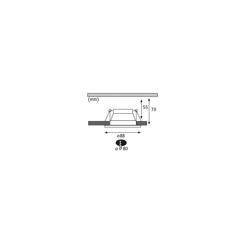 Paulmann 93402 - KIT 3xLED/6W IP44 Ljusreglerad hängande badrumslampa COLE 230V