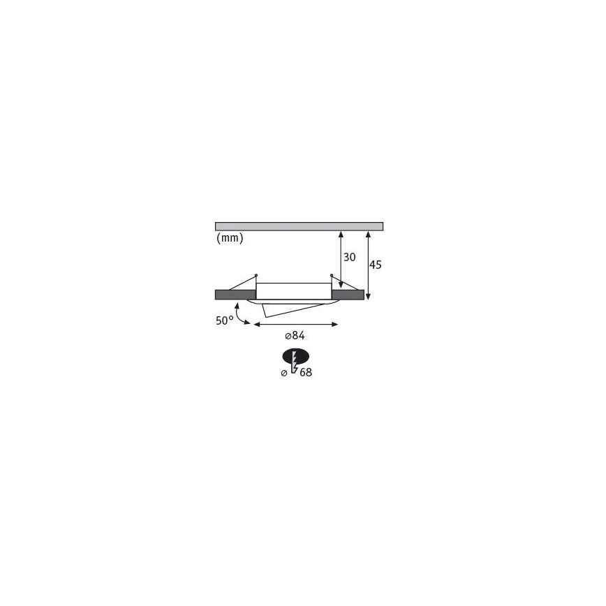 Paulmann 93485 - KIT 3xLED/6W IP23 Ljusreglerad hängande badrumslampa NOVA 230V