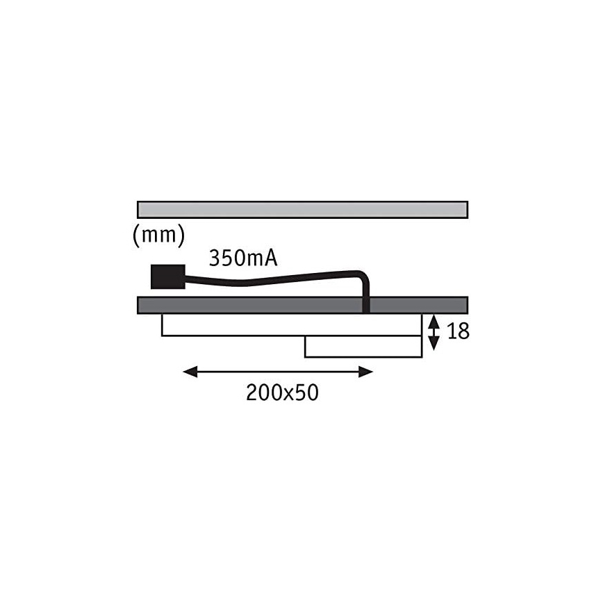 Paulmann 93566 - UPPSÄTTNING 3xLED/3,2W Möbelbelysning SETUP 230V