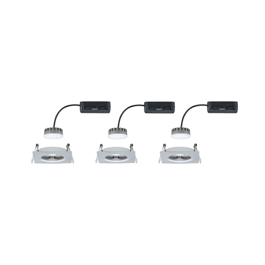 Paulmann 93895 - KIT 3xLED/6W IP44 Ljusreglerad hängande badrumslampa NOVA 230V