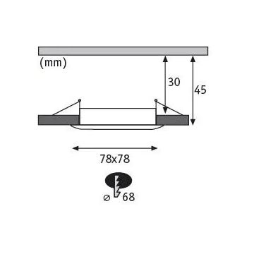 Paulmann 93895 - KIT 3xLED/6W IP44 Ljusreglerad hängande badrumslampa NOVA 230V