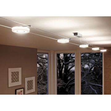 Paulmann 94109 - KIT 5xLED/4,3W Spotlight för system med snöre MAC 230V