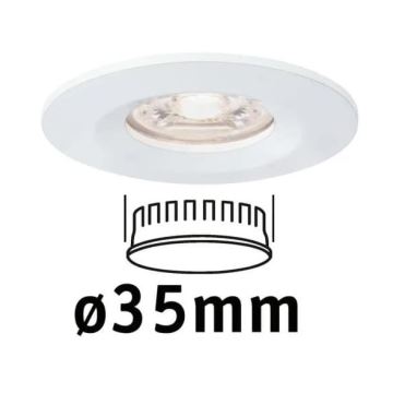 Paulmann 94298 - LED/4W IP44 Badrum infälld lampa COIN 230V