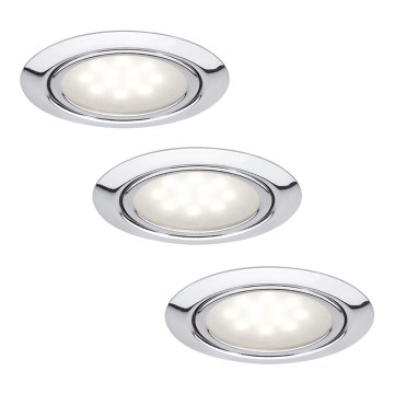 Paulmann 99814 - SET 3x LED Infälld belysning MICRO LINE LED/1W/230V/12V