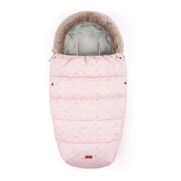 PETITE&MARS - Baby åkpåse 4i1 COMFY Glossy Princess/Grey rosa