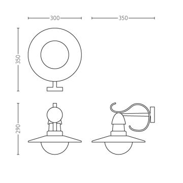 Philips 01816/30/PN - Utomhusbelysninging MYGARDEN TOPIARY 1xE27/60W/230V